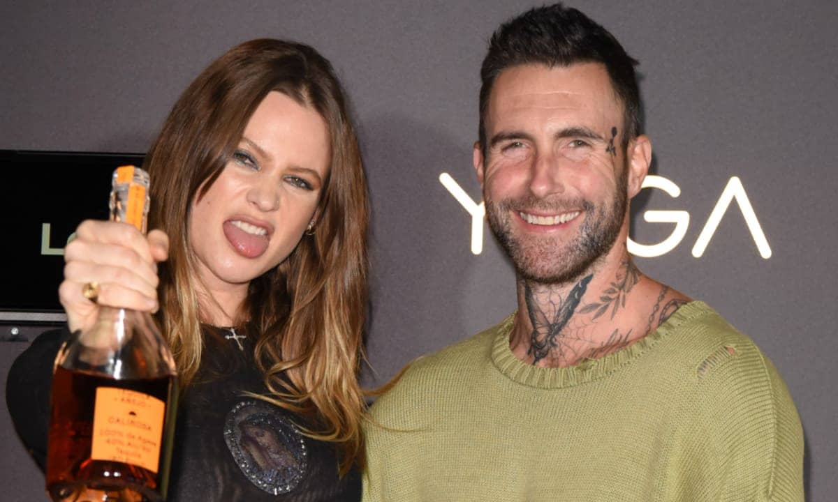 Adam Levine and his wife Behati Prinsloo