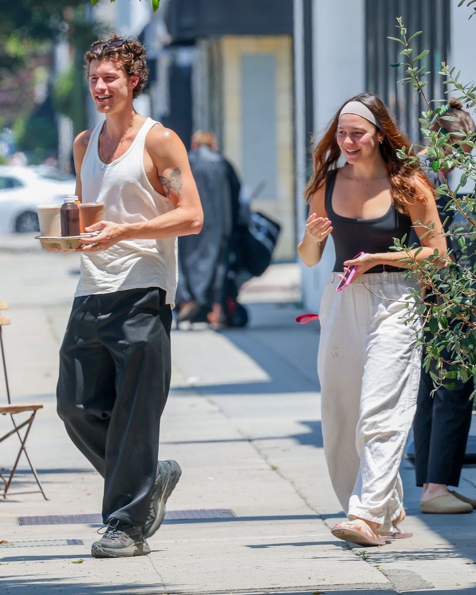 Shawn Mendes shares smiles on a rare outing with his younger sister Aaliyah. 
