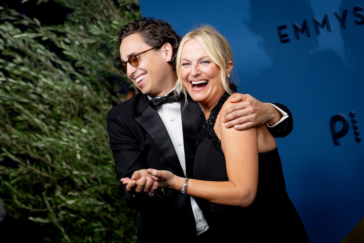 Marcello Hernandez and Amy Poehler