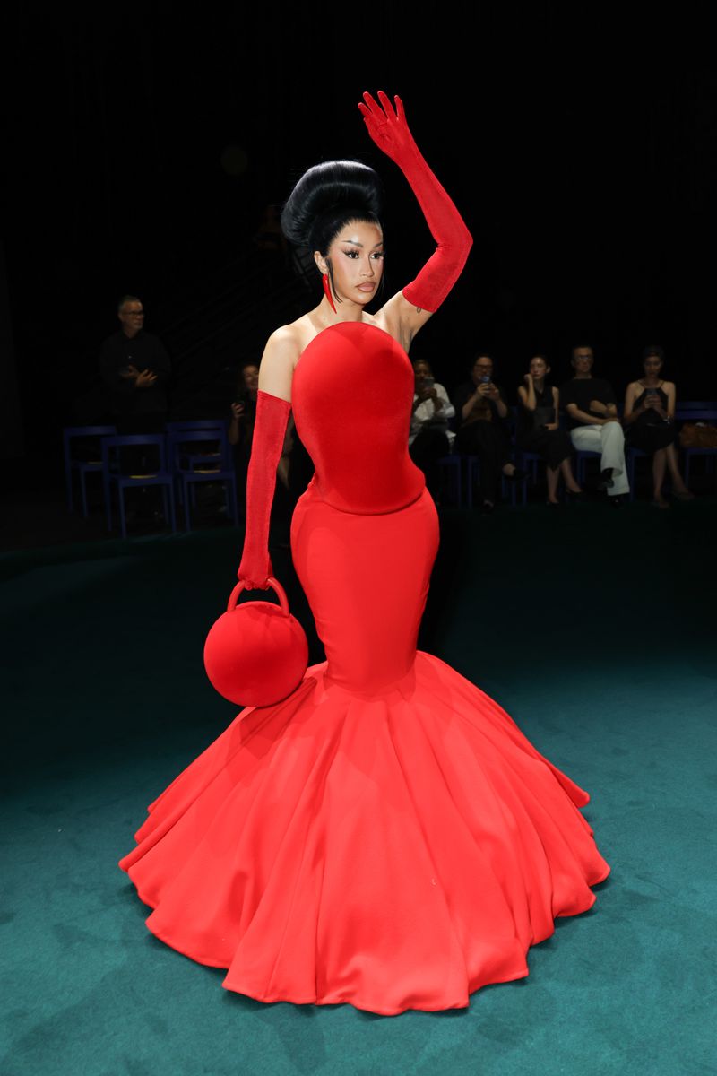 Cardi B attends the Robert Wun Haute Couture Fall/Winter 2026/2027