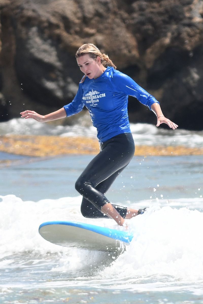Ivanka Trump showing off her surfing skills