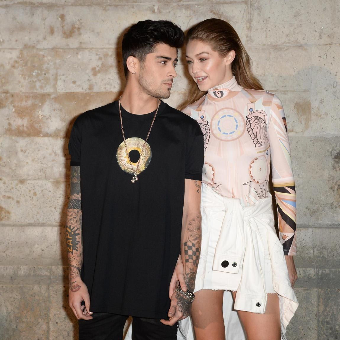 zayn malik, gigi hadid