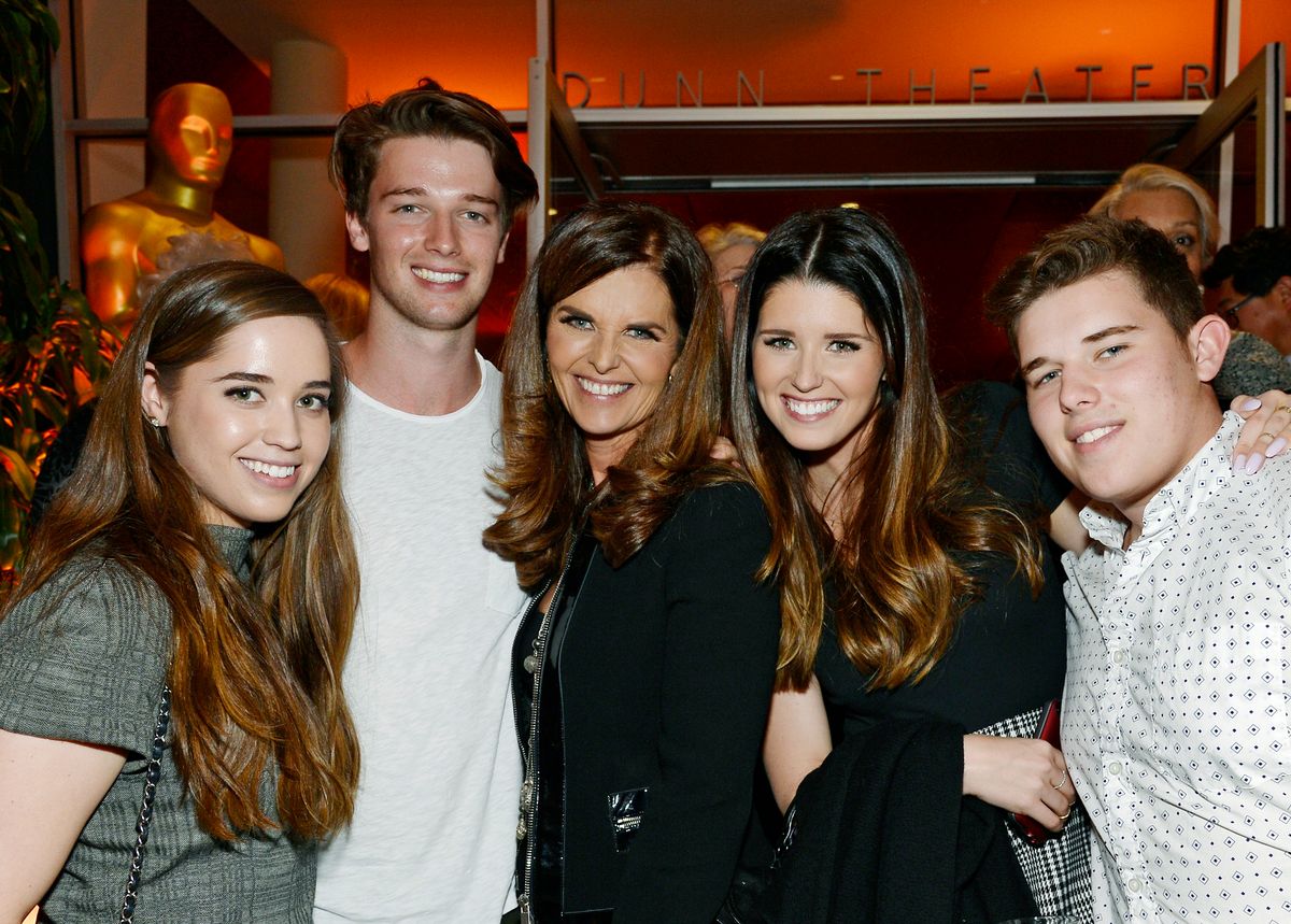 Maria Shriver, Christina Schwarzenegger, Patrick Schwarzenegger,  Katherine Schwarzenegger and Christopher Schwarzenegger in 2014