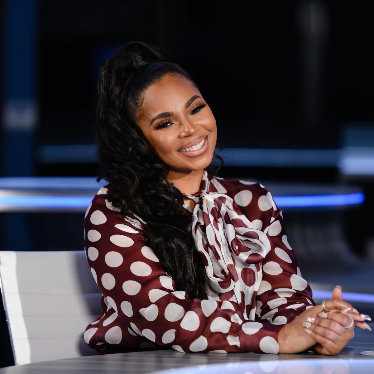 Ashanti Visits "Extra"