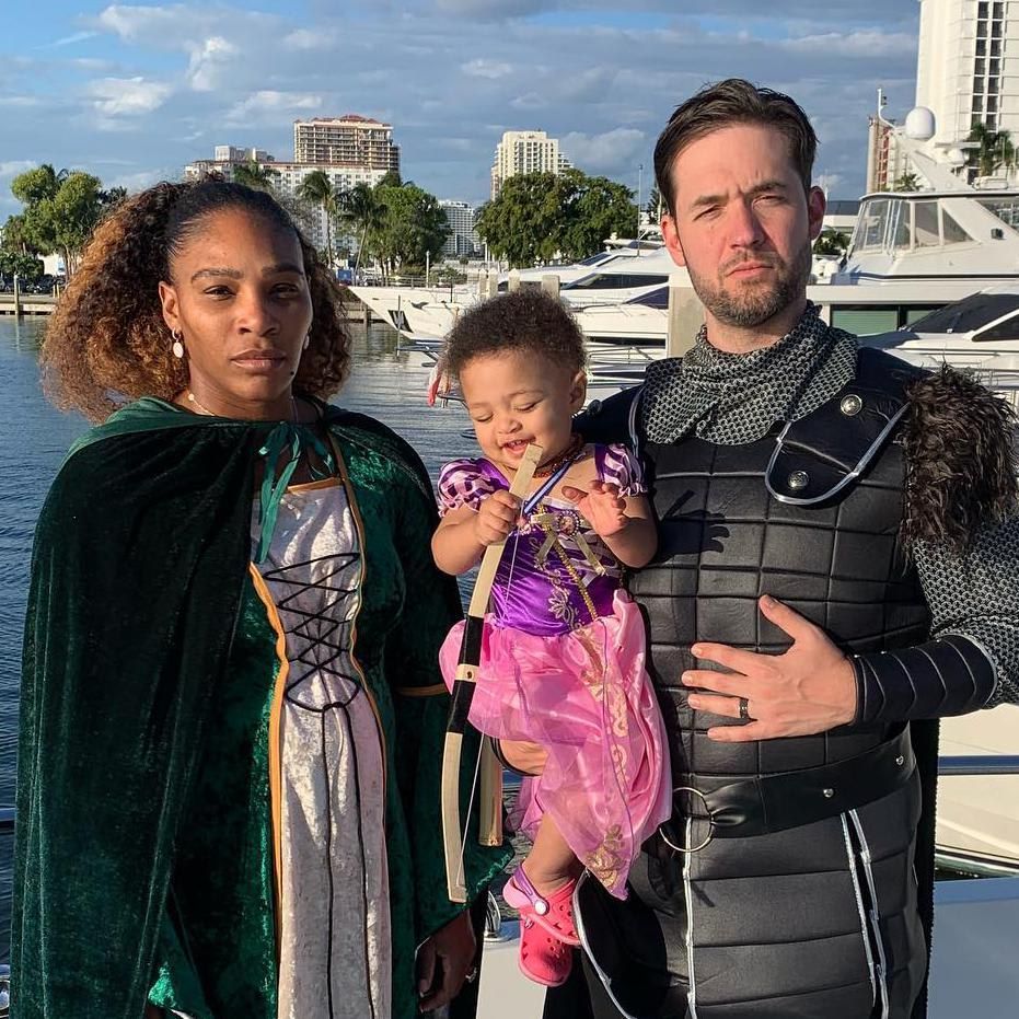 Serena Williams and family