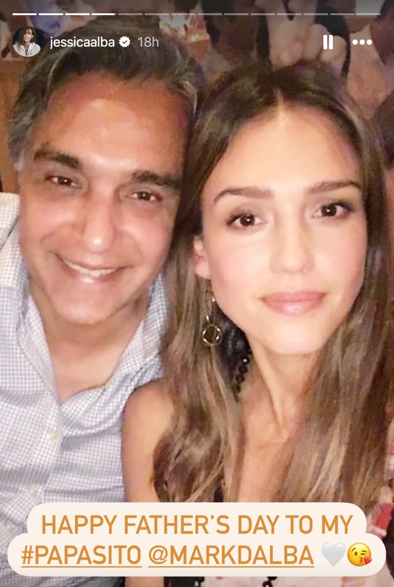 Jessica Alba's touching Father's Day tribute