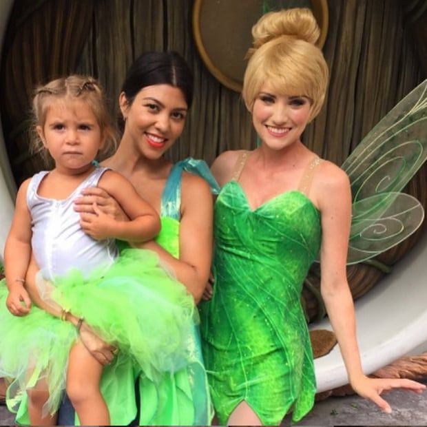 Kourtney and Penelope celebrated her 3rd birthday at Disneyland with Aunt Kim, cousin North and grandmother Kris Jenner.
Photo: Instagram/@kourtneykardash