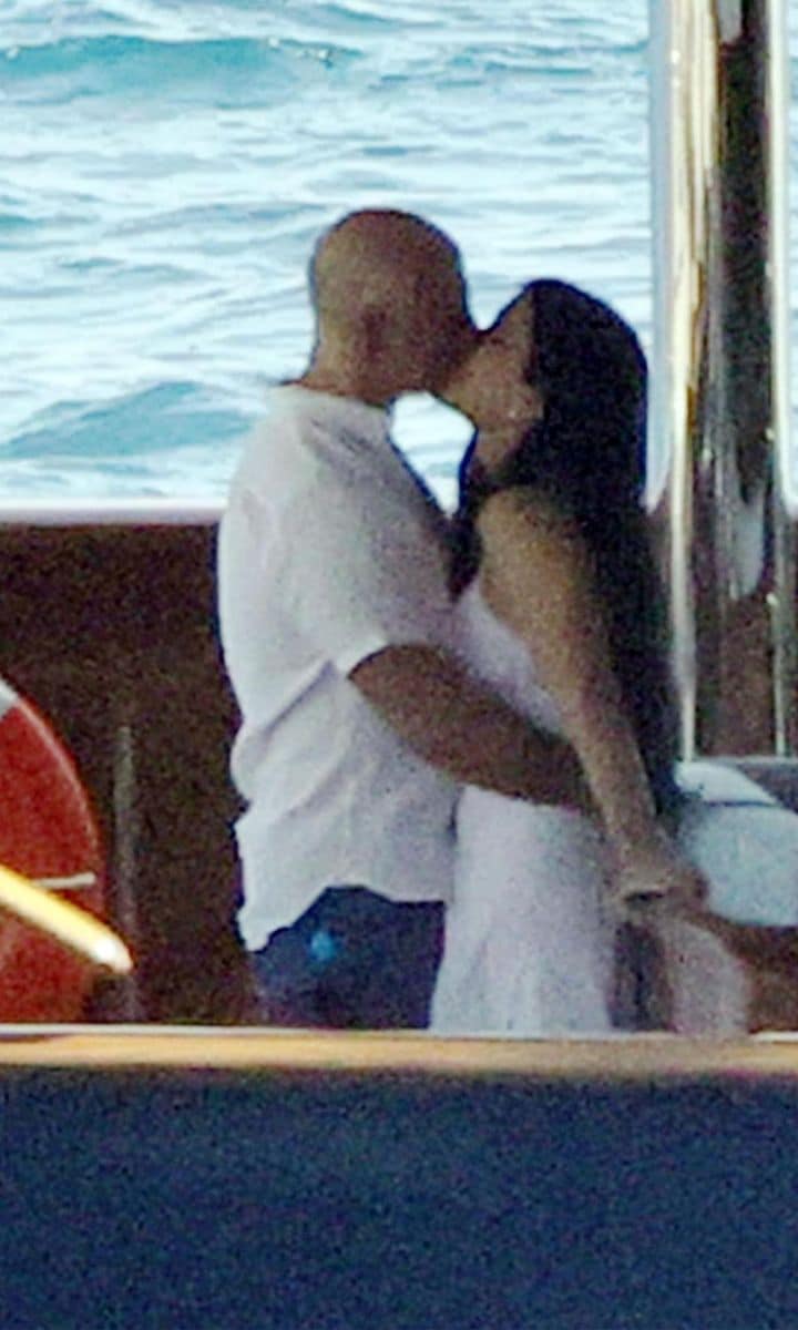 Jeff Bezos and his fiancÃ©e Lauren Sanchez
