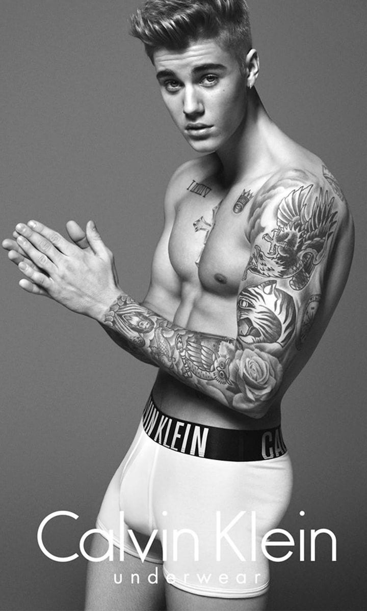 Justin Bieber Calvin Klein Campaign