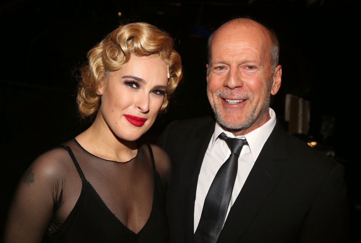Bruce and his daughter Rumer in 2015, at her debut on the Broadway production of "Chicago"
