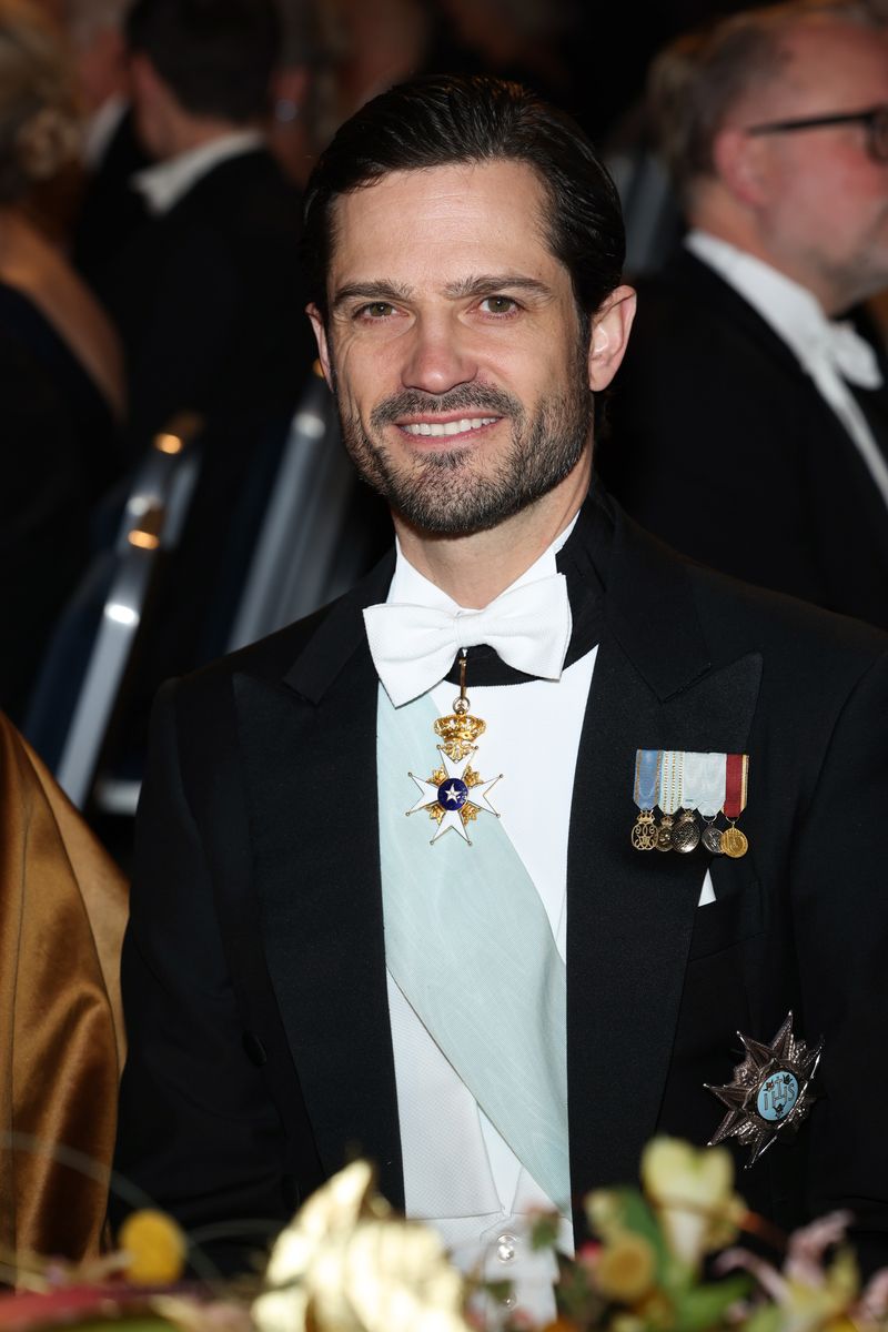 Prince Carl Philip of Sweden at the Nobel Prize Banquet 2022 in Stockholm