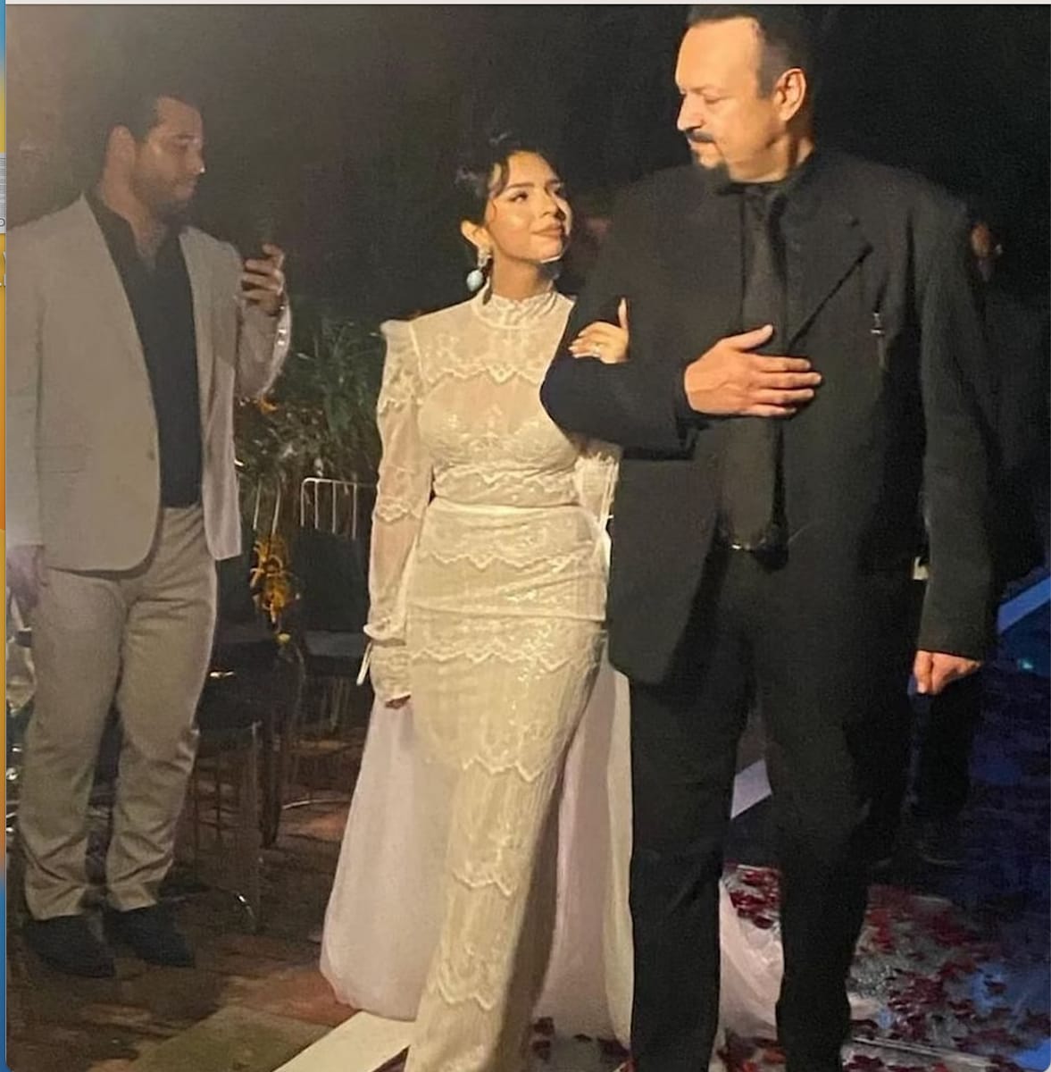 Pepe walked his daughter down the aisle 