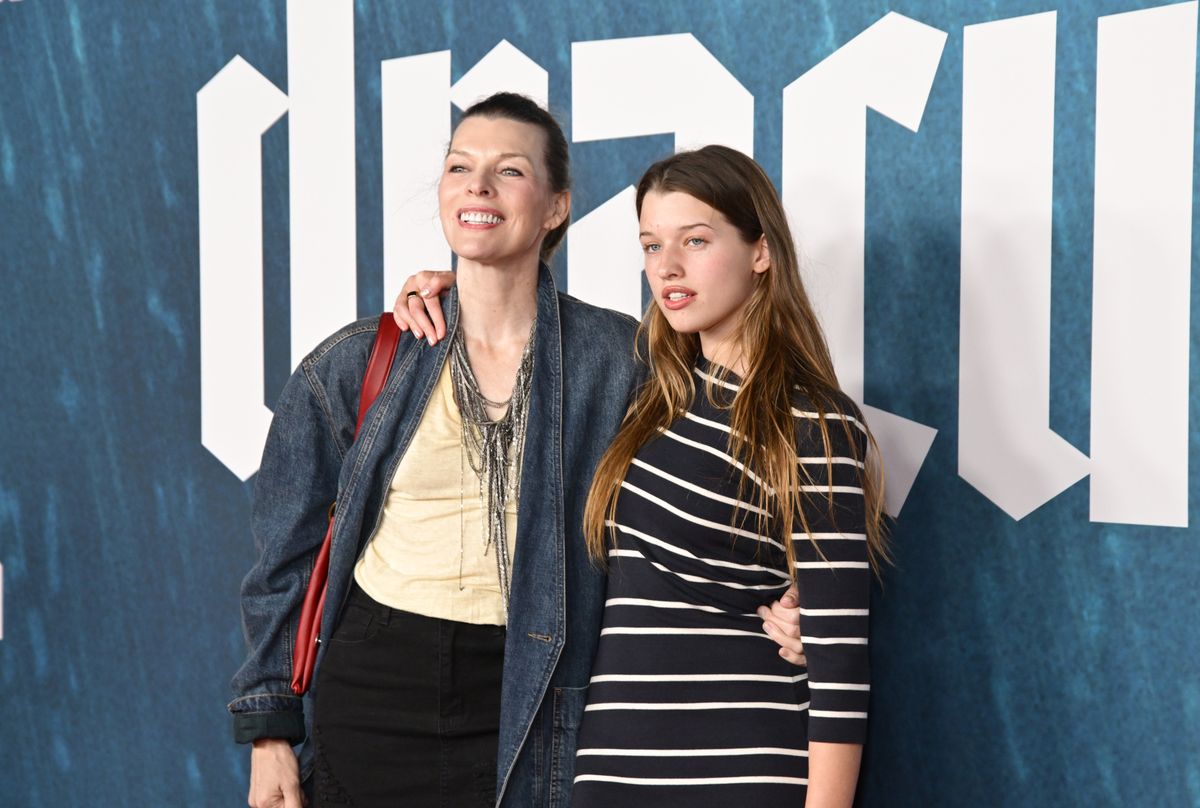 Jovovich attended the premiere of 'Dracula' with her daughter