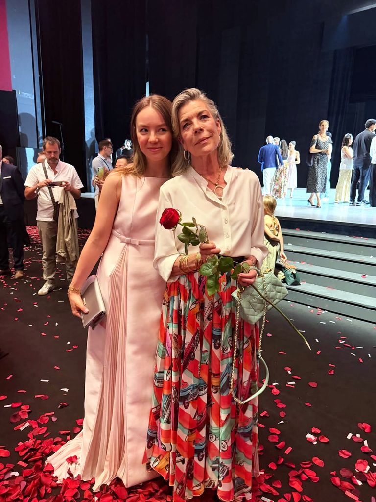 Princess Caroline of Monaco and Alexandra of Hanover dazzle at the Ballets de Monte-Carlo
