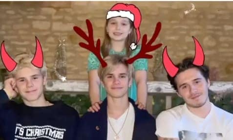 Beckham family 2020
