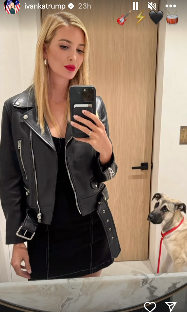 Ivanka Trump fangirls backstage at The Black Keys concert