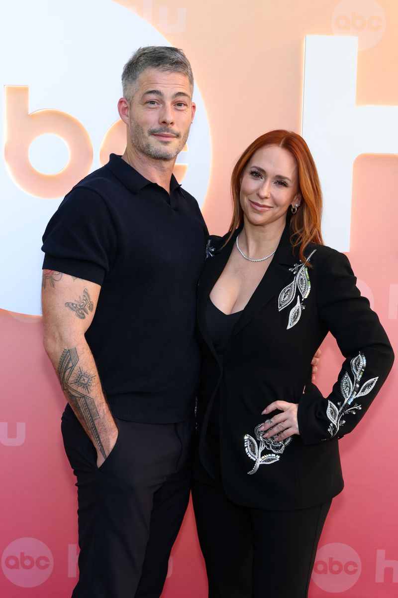 Brian Hallisay and Jennifer Love Hewitt attend ABC's End Of Summer Soirée 