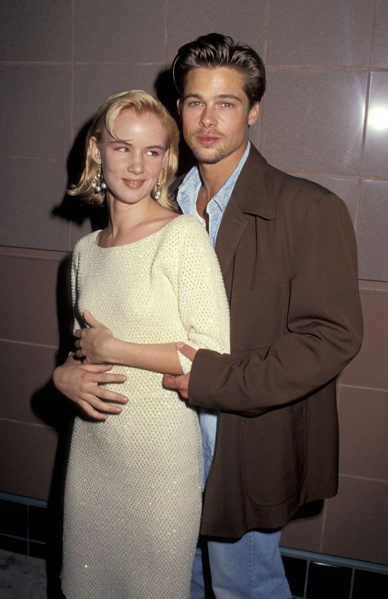 Brad Pitt and Juliette Lewis at the premiere of Thelma And Louisa, 1991