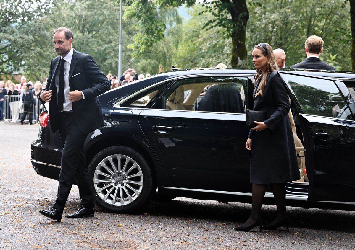 King Haakon VIII of Norway and Princess Ingrid Alexandra attend the Mourning Service for King Harald V of Norway