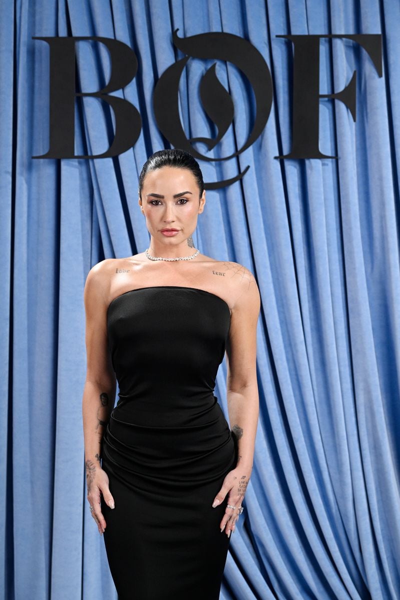 Demi Lovato channels Bianca Censori’s pantless bodysuit look paired with pointed-toe heels