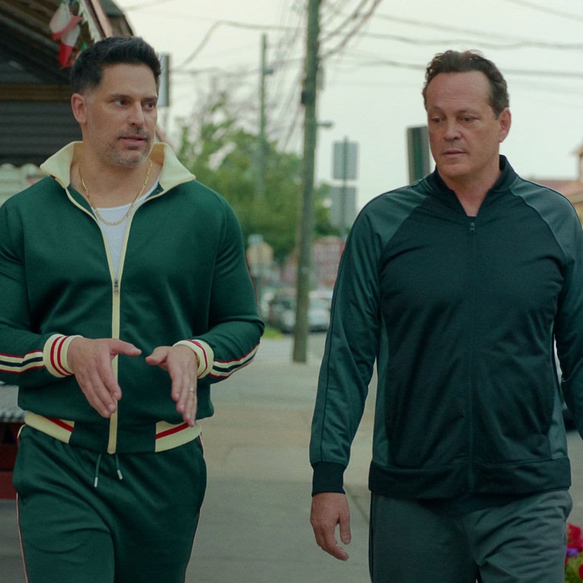 Joe Manganiello, and Vince Vaugh in 'Nonnas'