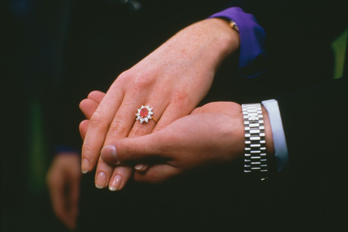 Sarah Ferguson and Prince Andrew announced their engagement in March 1986 before marrying later that year.