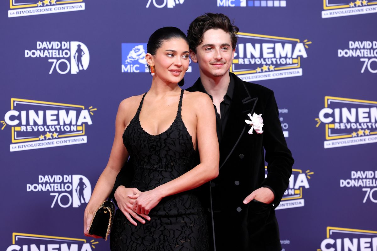 Timothee Chalamet and Kylie Jenner make red carpet debut in Rome