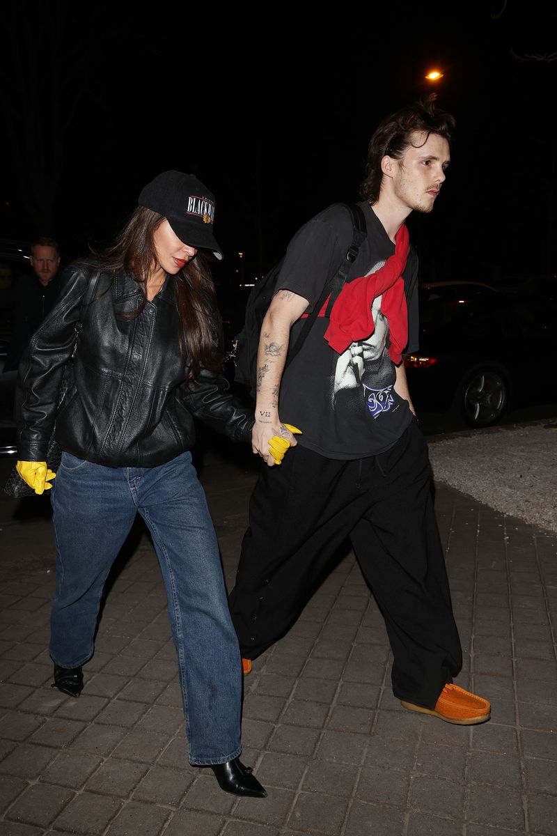 Cruz Beckham and Jackie Apostel in Paris