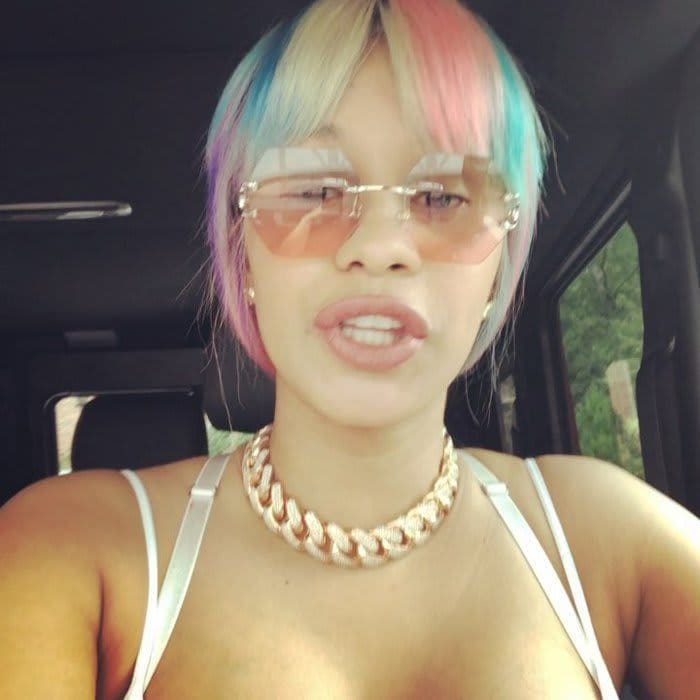 Cardi B makeup free