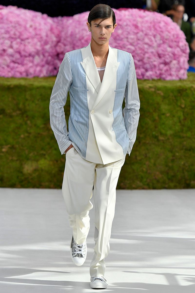 Prince Nikolai of Denmark walks the runway during the Dior Homme Menswear Spring/Summer 2019 fashion show 