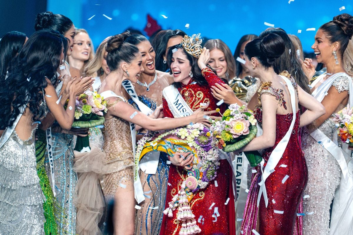 Fatima Bosch Fernández of Mexico after winning the title of Miss Universe 2025 (74th edition) at the final competition held in Nonthaburi, Thailand.