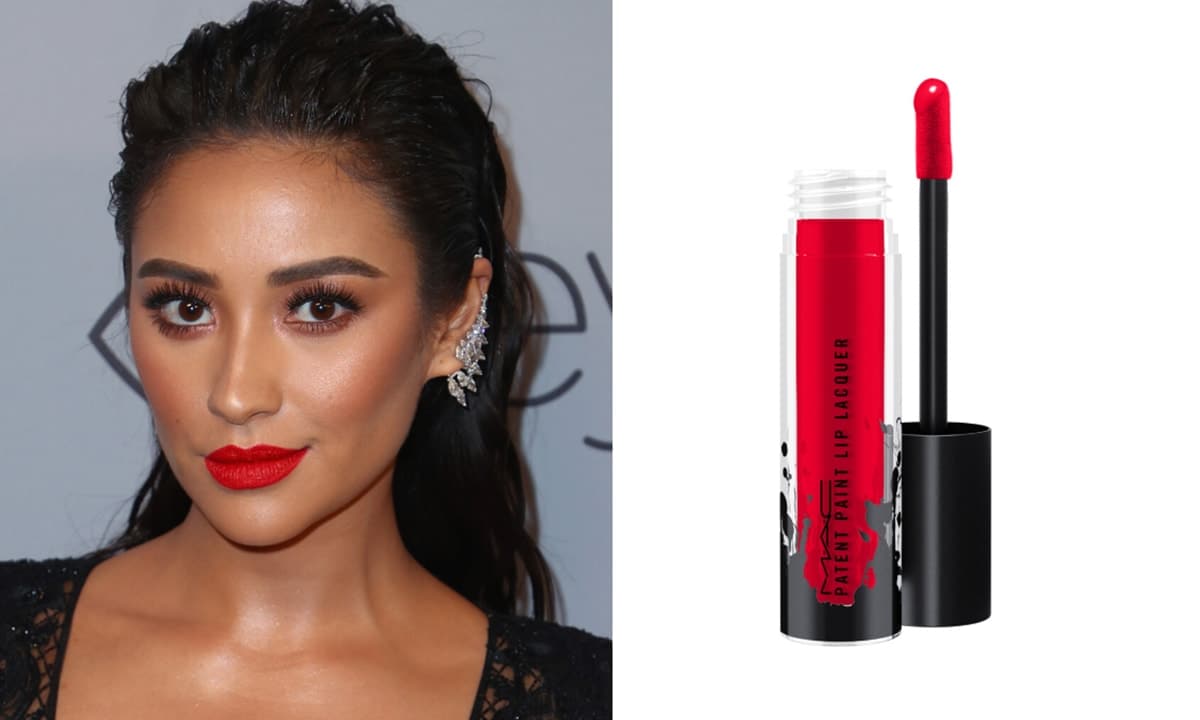 Shay Mitchell Mac red lipstick