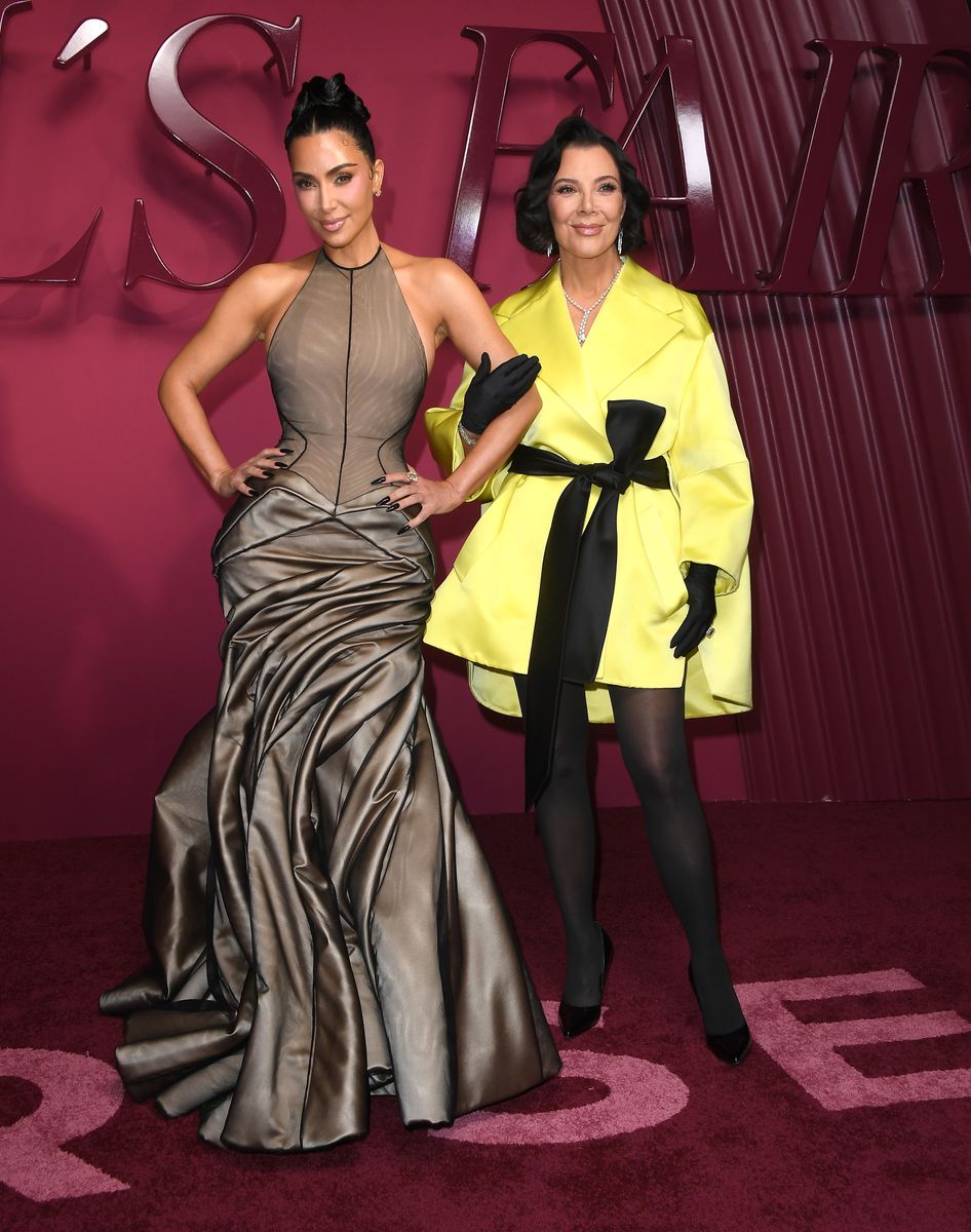 Kris Jenner — A Colorful Shift in Givenchy