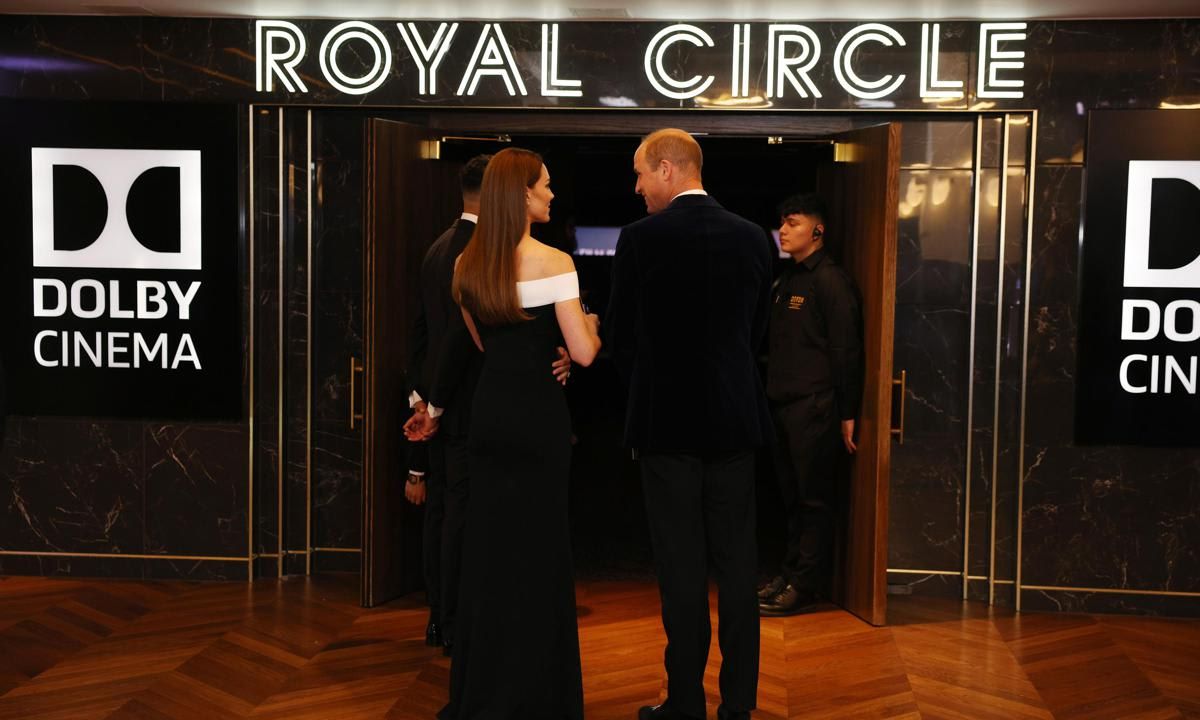  The Duke and Duchess of Cambridge attended the UK premiere of the <i>Top Gun</i> sequel on May 19. 