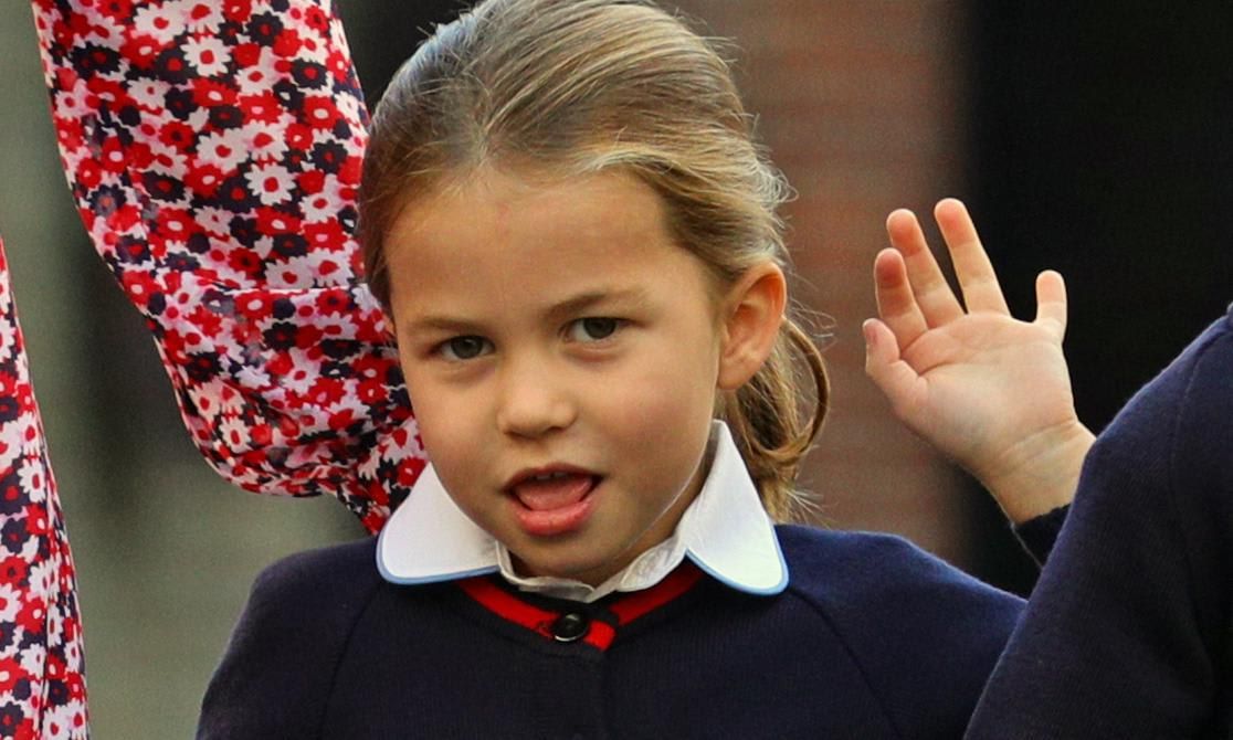 Princess Charlotte's first day at school