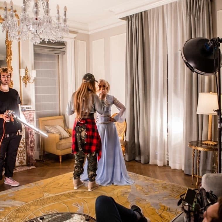 Erika La Peral with Cardi B
