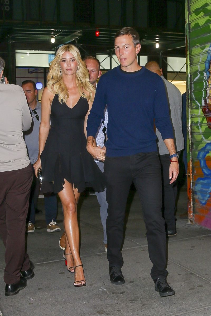 Ivanka Trump welcomes summer posing in black minidress featuring sheer panels
