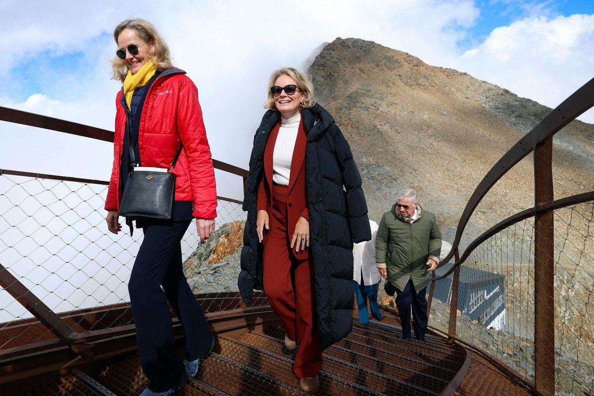 Hereditary Princess Sophie of Liechtenstein joined Queen Mathilde and King Philippe of Belgium during a visit to the Stubai Glacier in Austria on September 1, 2026, as part of the annual informal meeting of heads of state from German-speaking countries.