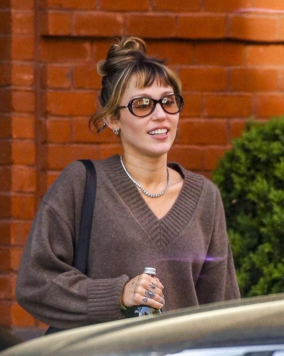 Miley Cyrus is seen enjoying a casual day out in New York with boyfriend Maxx Morando on Easter Sunday, as the couple keeps things low key while out and about.