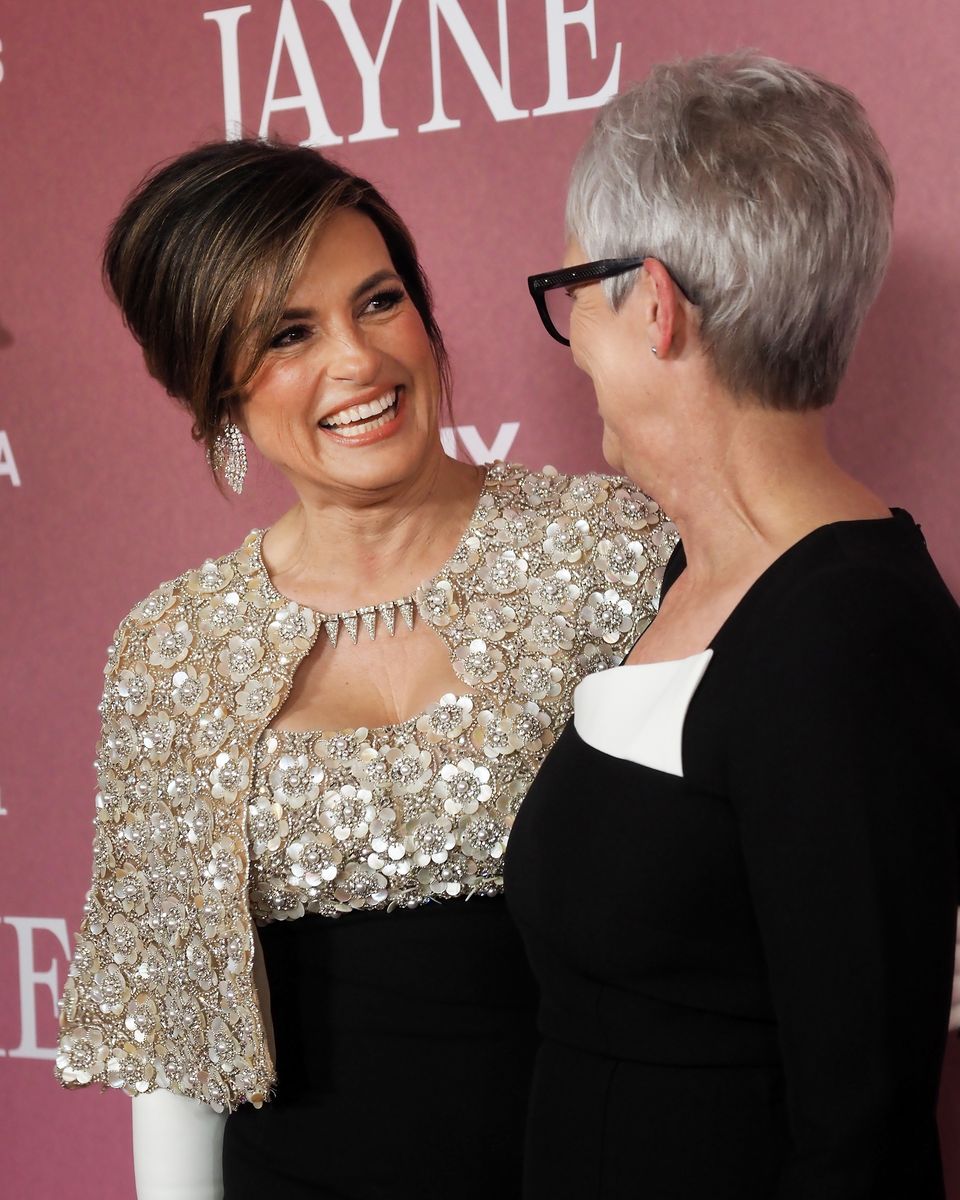 Mariska Hargitay and Jamie Lee Curtis attend the "My Mom Jayne: A Film By Mariska Hargitay"
