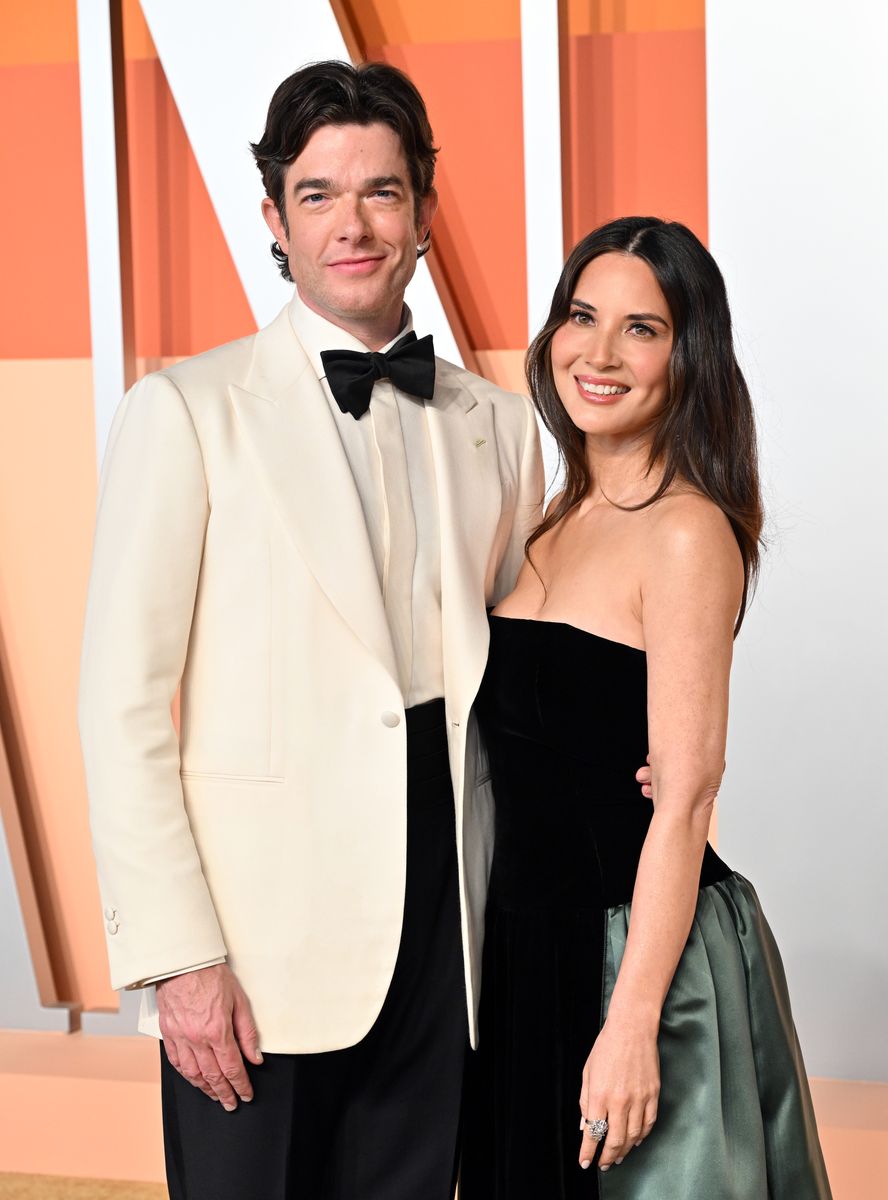 Olivia Munn and John Mulaney at the 2025 Vanity Fair Oscar Party