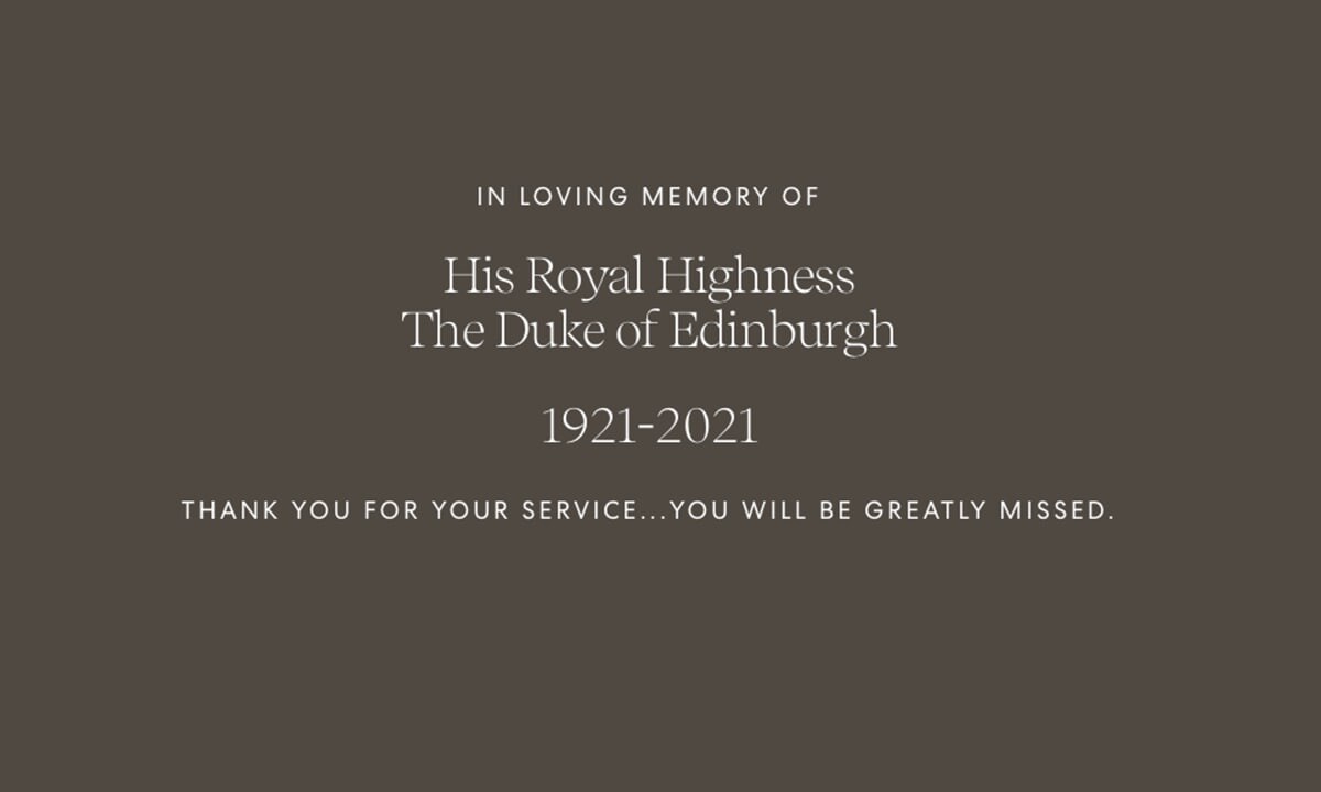 The Duke and Duchess of Sussex updated their Archewell website to pay tribute to Prince Philip