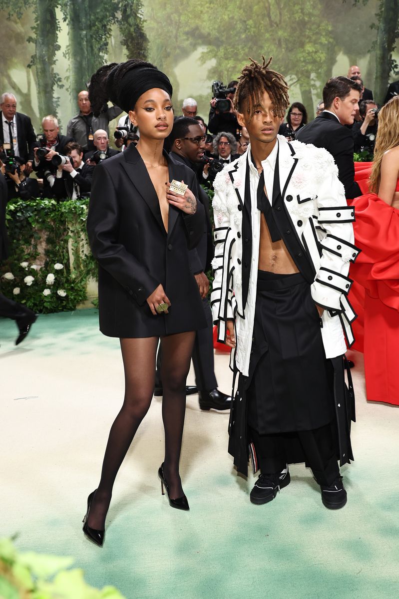 Willow Smith and Jaden Smith attend The 2024 Met Gala 