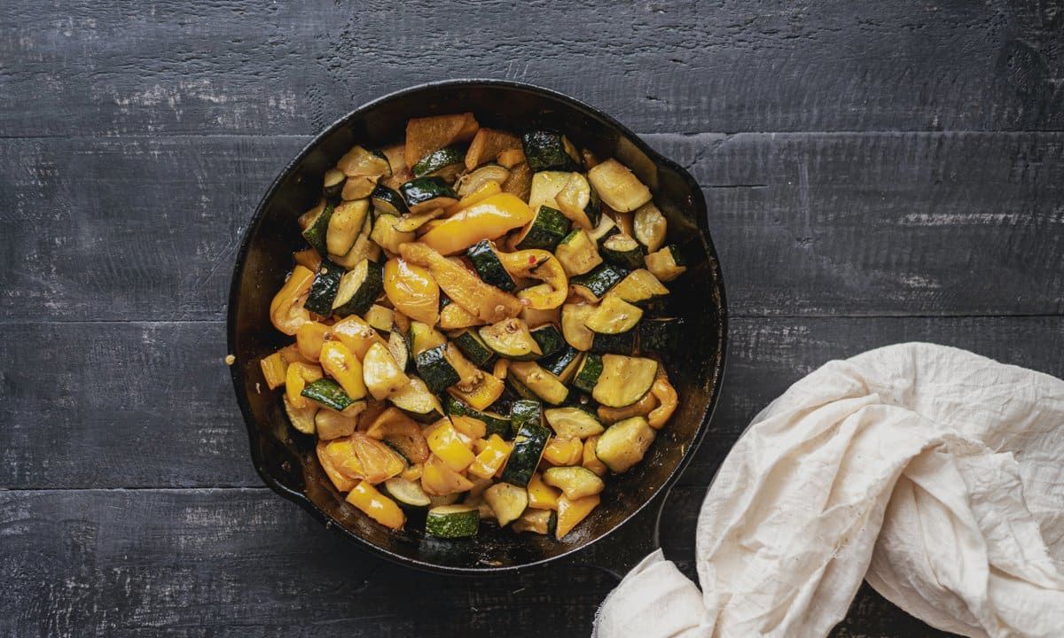 Sautéed zucchini