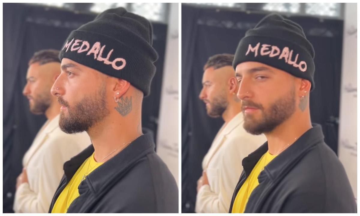 Maluma unveils his incredible wax figure at the Medellín Museum of Modern Art
