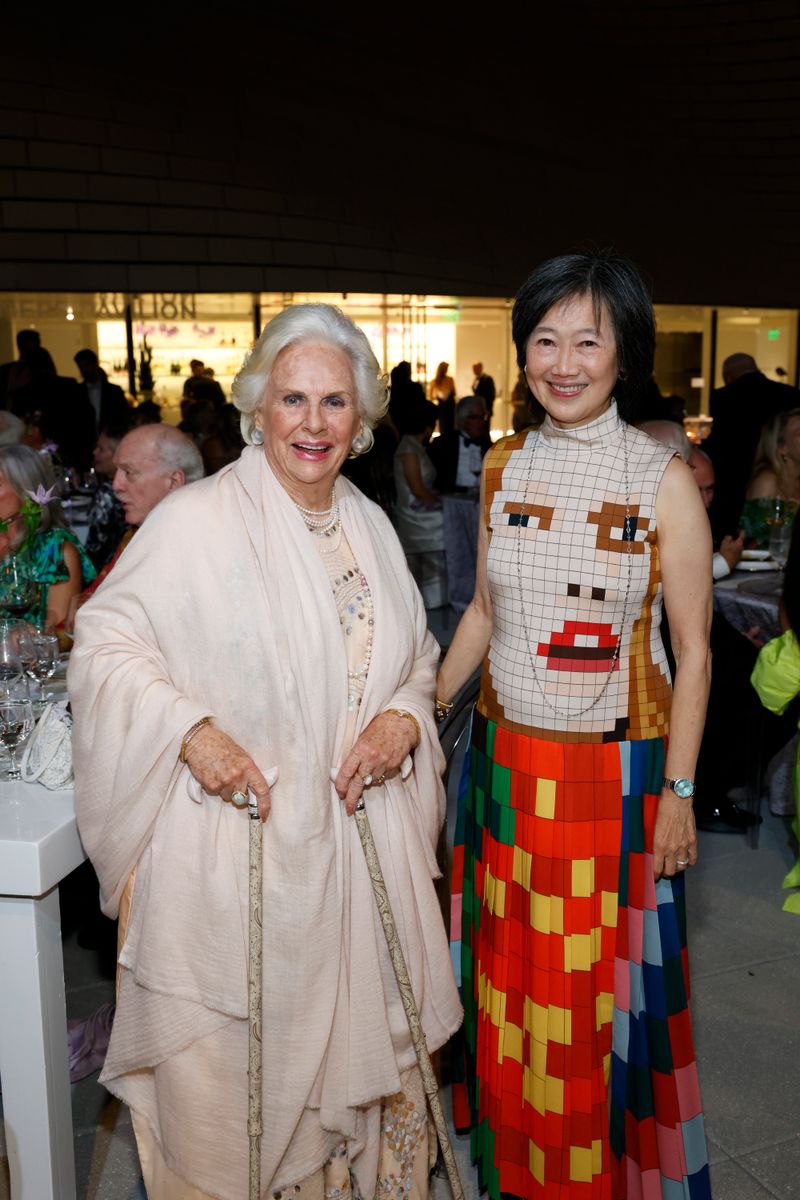 (L to R) Jacqueline Mars and Anne Chao attend the ArtSense Gala 2023 honoring Jennifer Guidi 