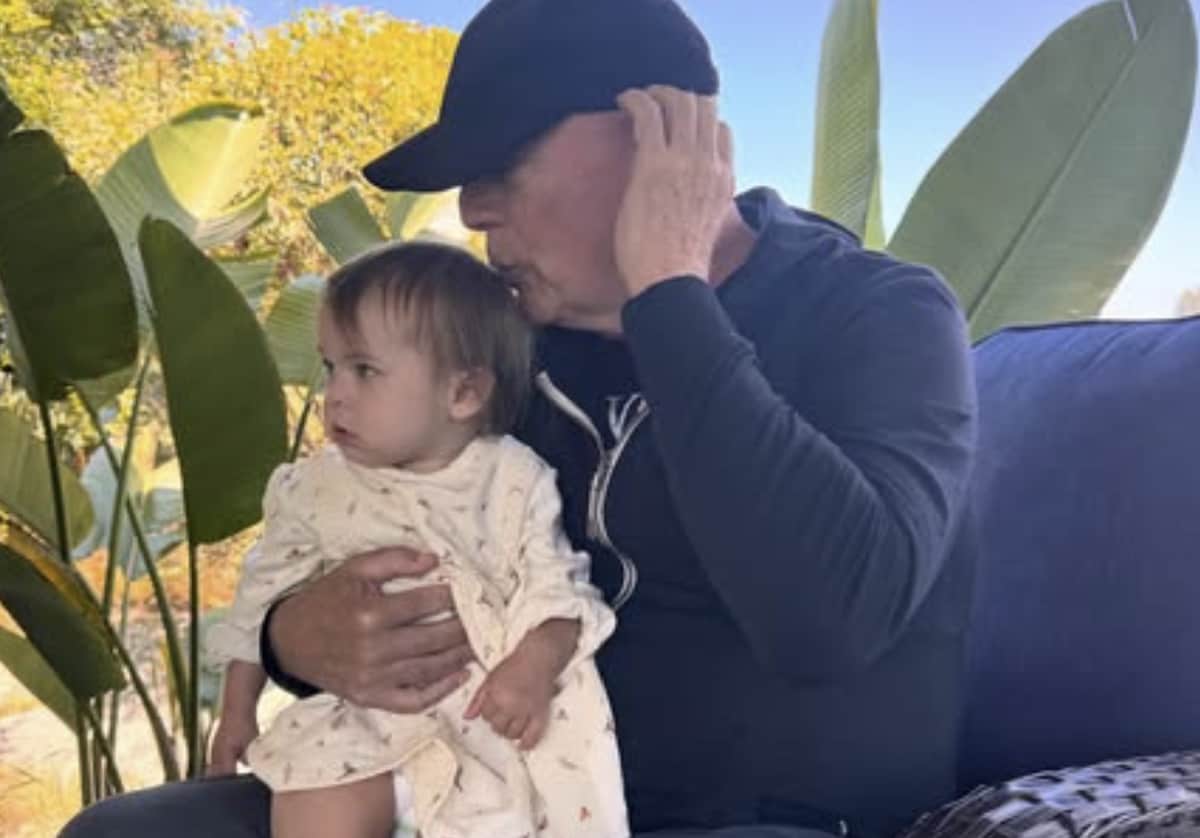 She also shared photos of Willis and his granddaughter, 2 year old Louetta