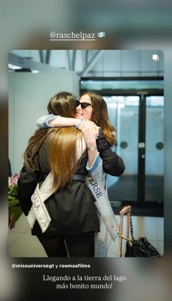 Waiting for her was a welcoming committee led by Raschel Paz, who greeted her immediately with a heartfelt hug and a bouquet of flowers.