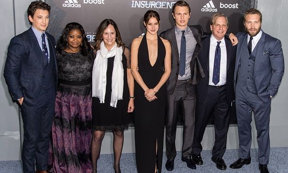 The cast of Insurgent celebrated the premiere of their film on Monday.
Photo: Getty Images