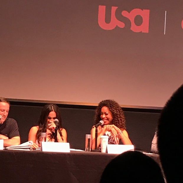 Meghan Markle shared fun moments with her co-stars as they read from the pilot script.
